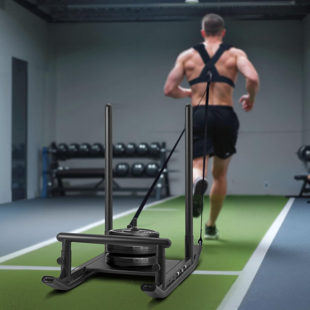 VEVOR Weight Sled,Workout Sled for Push-Pull Running & Strength Training