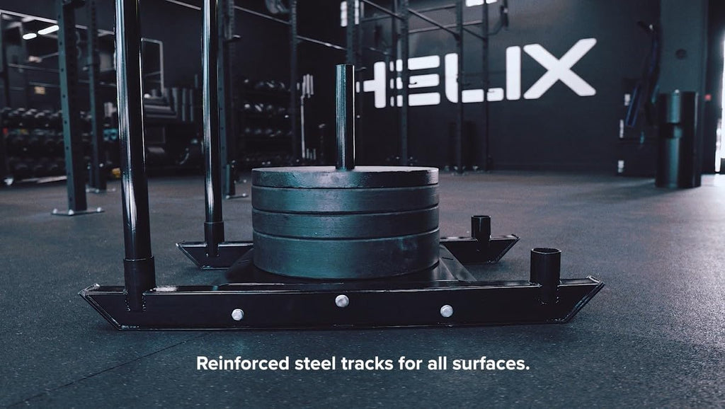 miR 300lbs - 500lbs Max Weight Heavy Duty Power Speed Sled with Color Options. at Home, Gym, and Football Training