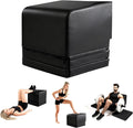 Adjustable PU Hip Thrust Bench with 2 Removable Training Pads