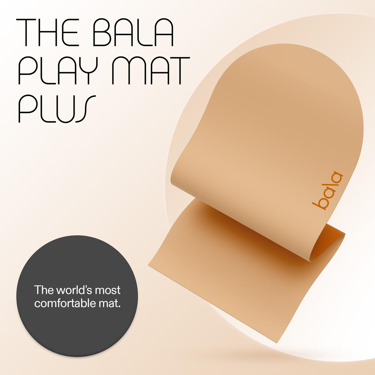 Bala Yoga Mat for Home Gym, Non-Slip Exercise Mat for Home Yoga
