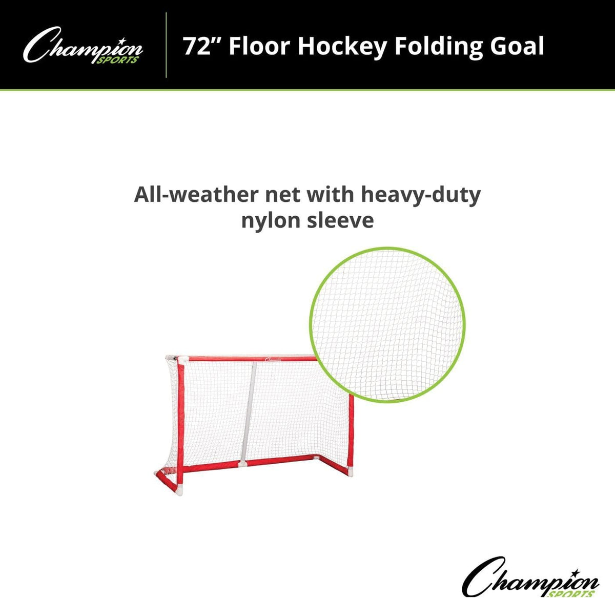 Champion Sports Floor Hockey Collapsible Goal (