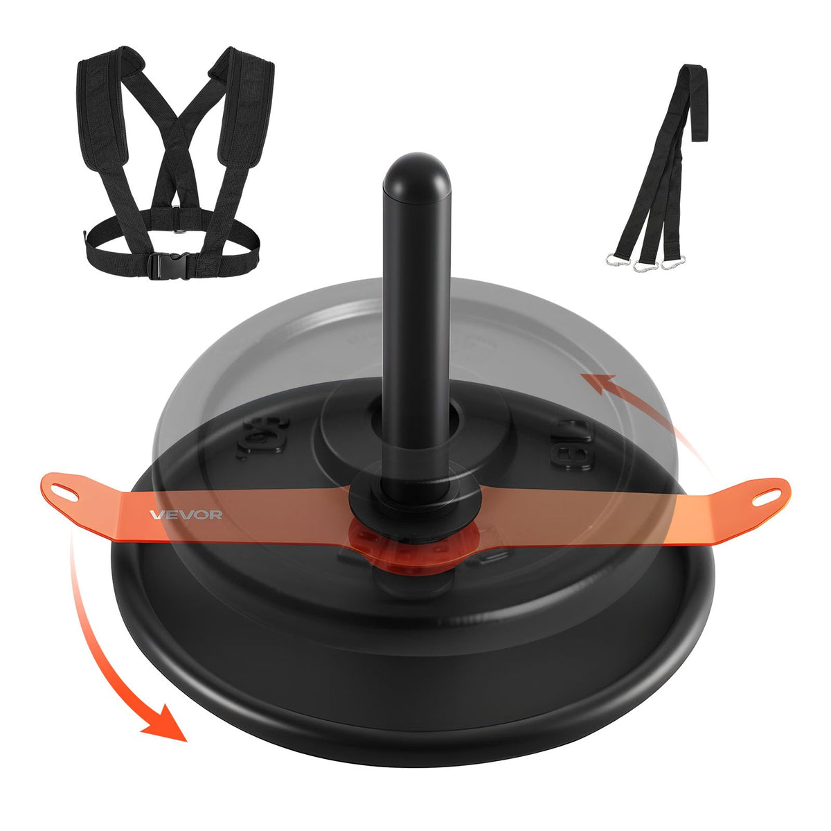 VEVOR Weight Sled,Workout Sled for Push-Pull Running & Strength Training