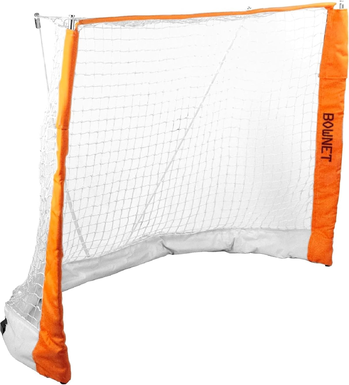 Bownet Portable Street Hockey Net, 4'6" x 3'6", Padded Posts, Steel Frame