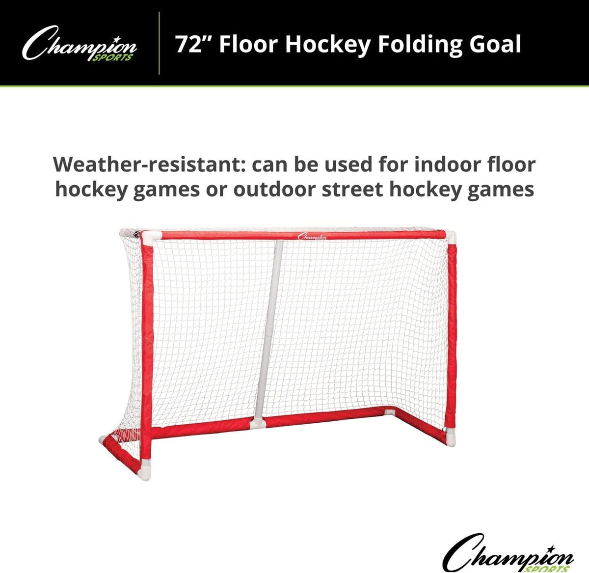 Champion Sports Floor Hockey Collapsible Goal (