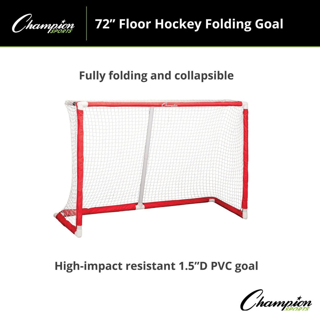 Champion Sports Floor Hockey Collapsible Goal (