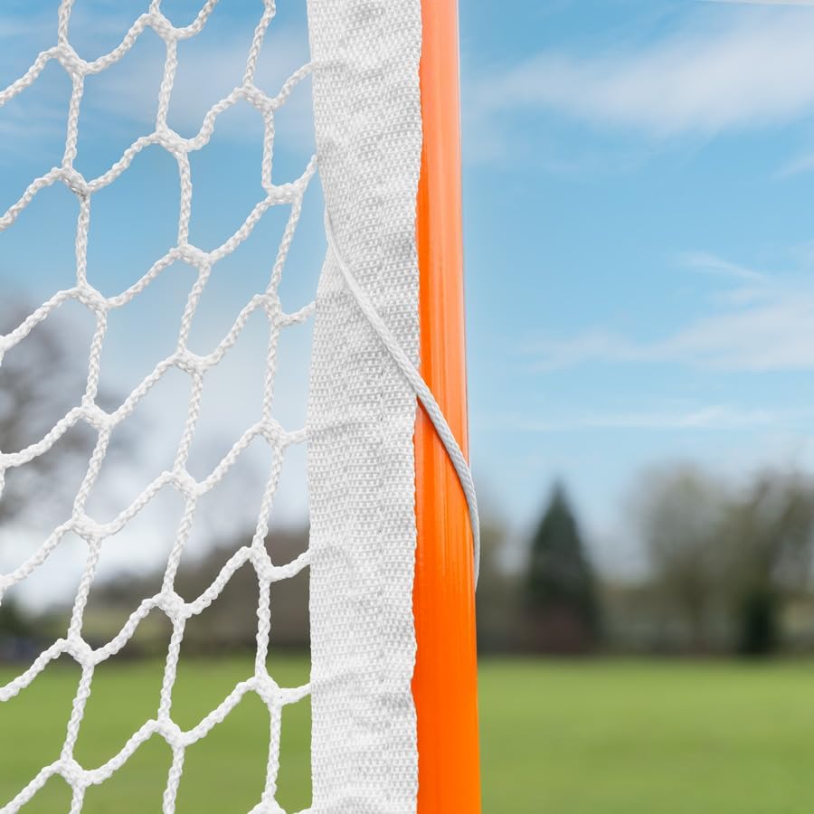 FORZA Folding Lacrosse Goal | Portable Steel Frame with Training Net â Weatherproof & Freestanding with Easy Fold for Storage â for Indoor and Outdoor Use