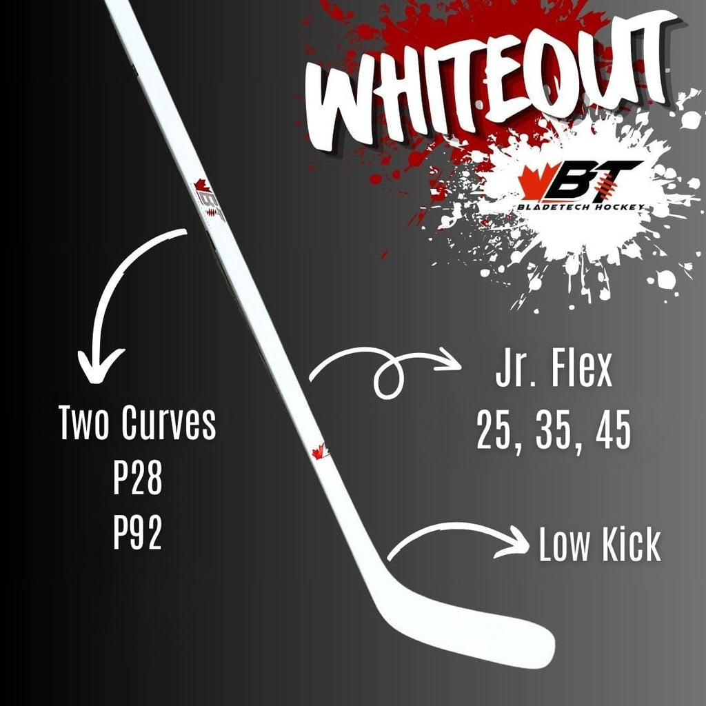 Bladetech Whiteout - Junior Hockey Stick