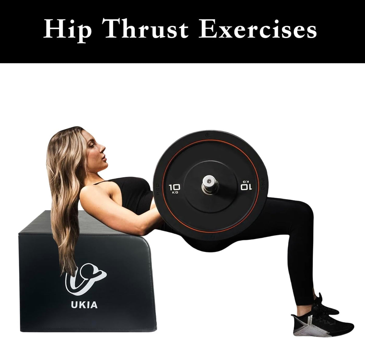 Multi-Functional Hip Thrust Bench - Glute Machine & Hip Thrust Machine - Booty Sprout, Hip Thrust, Push-ups, Split Squat and Ab Exercise for Total Body Workout Equipment