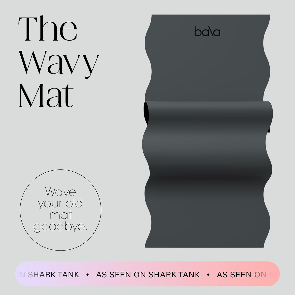 Bala Yoga Mat for Home Gym, Non-Slip Exercise Mat for Home Yoga