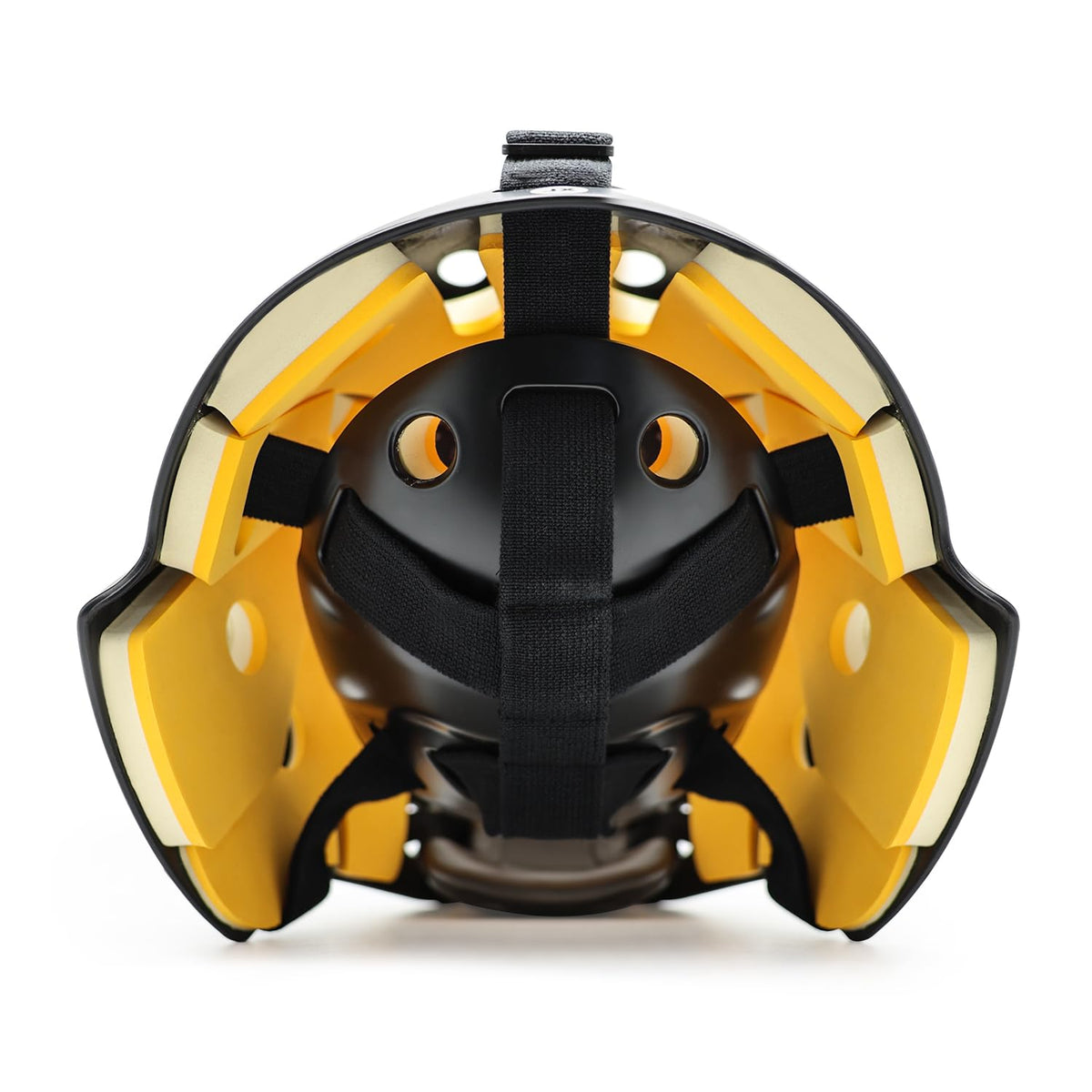 GY Hockey Helmet Combo with Facemask Senior Ice Hockey Goalie Helmet Adult/Cat-Eye Cage, Professional PC & ABS Shell/ 304 Stainless Steel Face Cage/Dual-Layer Lining