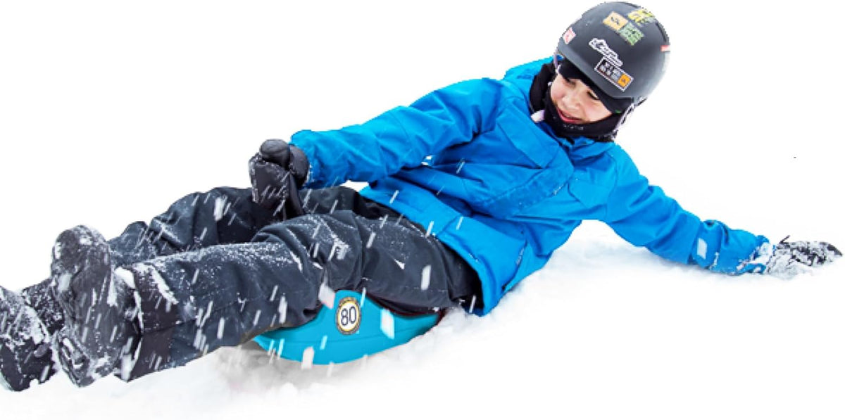 Freestyle Mini Luge Snow Sled â Made in USA â Lightweight Steerable Sit-Down Racer