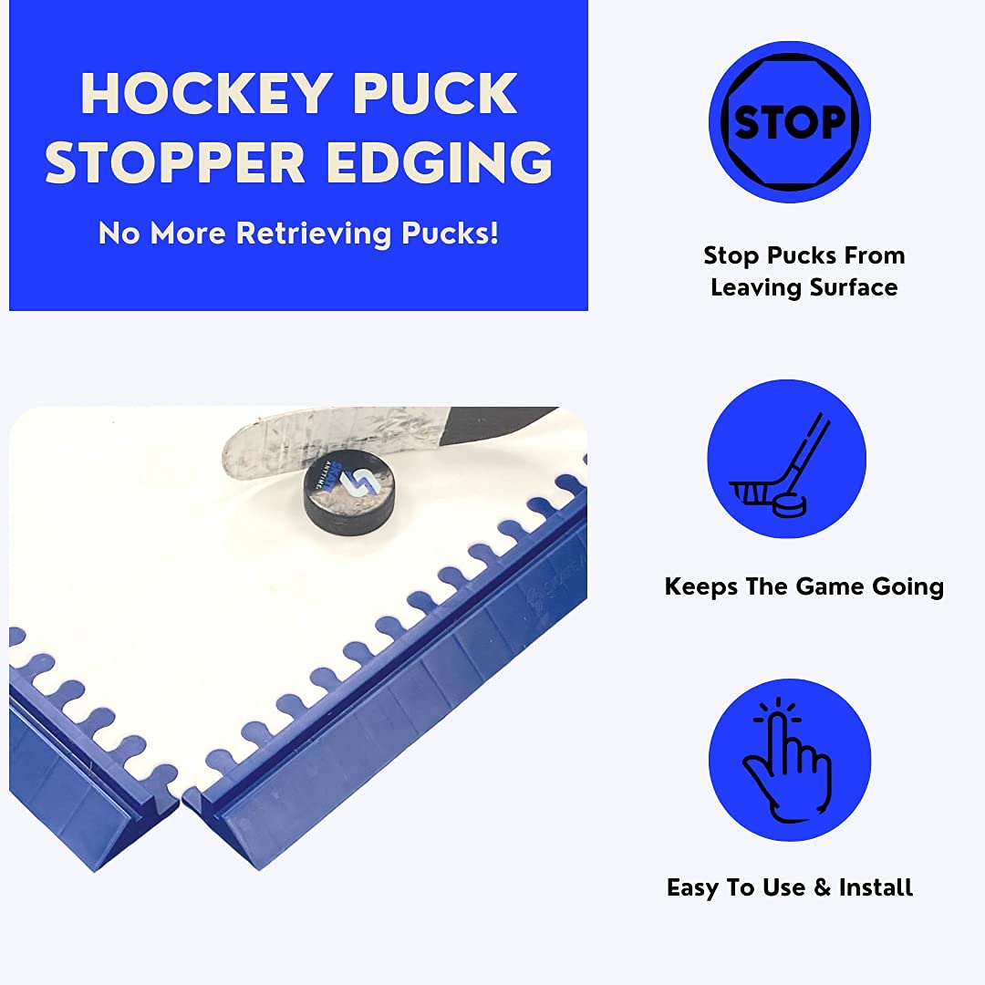 Skate Anytime Precision Dryland Hockey Tiles â Expandable Off-Ice Hockey Training Zones for Stickhandling, Passing & Shooting