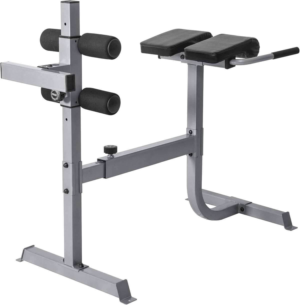 Cap Strength Roman Chair â Adjustable Back Extension Bench for Core & Glute Workouts, Heavy-Duty 300 LB Capacity - Black and Gray Options