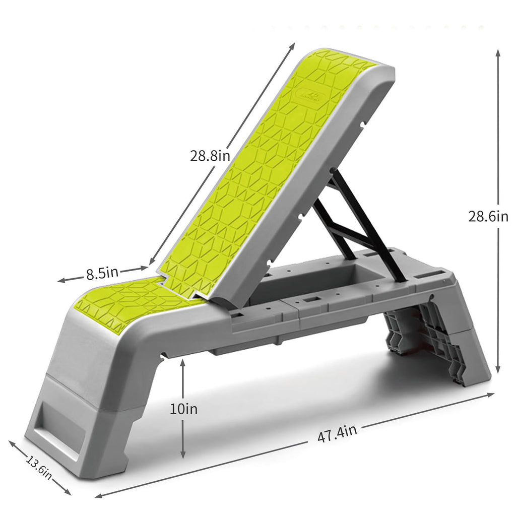 leikefitness Exercise Step Platform, Multifunctional Aerobic Deck
