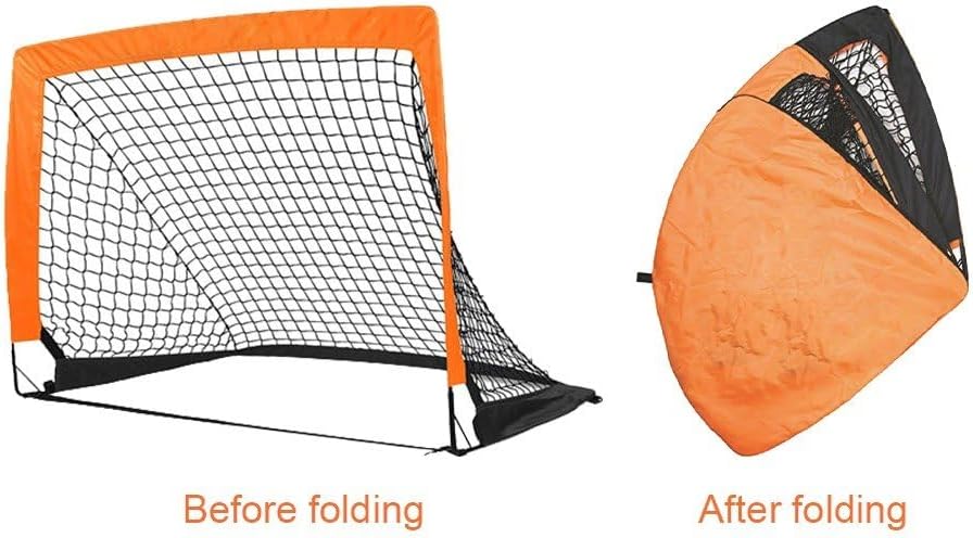 2pcs/Set Hockey Goal Football Goals for Kids Garden Football Training Goal Soccer Goal Net for Backyard Hockey Training