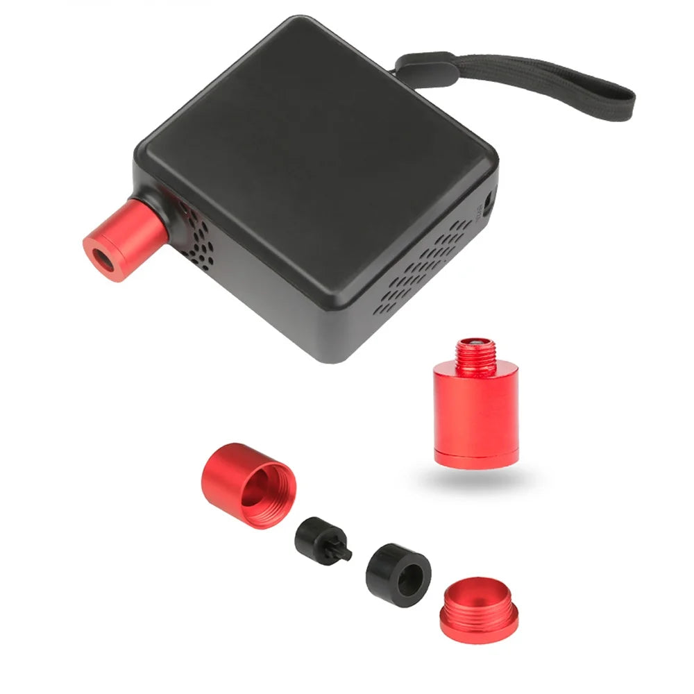 Walmeck 150PSI Cordless Air Pump Tire Inflator for Bicycles and Electric Bicycles, Support Tire Pressure Detecting