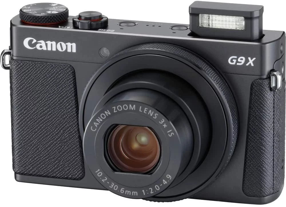 Canon Powershot G9 X Mark II Point & Shoot Digital Camera Bundle w/Tripod Hand Grip, 64GB SD Memory, Case and More Midnight