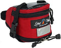 Lone Peak Mini-Wedge Expandable Bicycle Seat Bag | Bike Saddle Bag | Superior Mount - Durable Seat Pack | Bikepacking Bag | 1000 D Nylon | Red (Made in The USA)