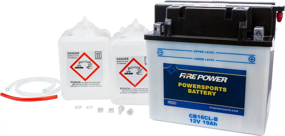 Fire Power Battery W/ACID CB16CL-B Compatible With Sea-Doo 200 Speedster 310 [Boat] 2007