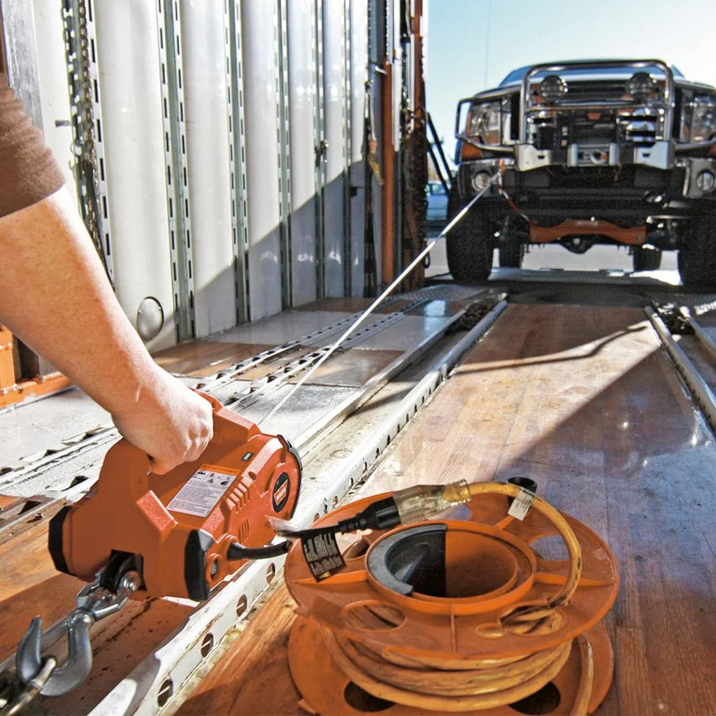 2200LBS 3-in-1 Portable Electric Hoist Unleash with Power and Versatility Wireless Remote, 110V Winch, and Crane System with Battery – Perfect for Tackling Heavy Loads