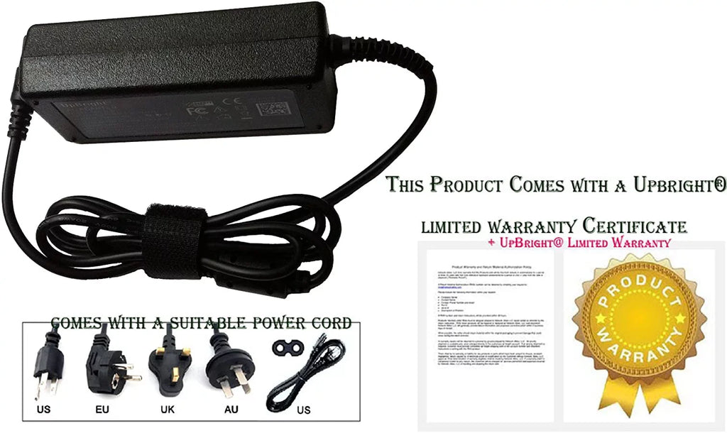 UPBRIGHT Adapter For Lenovo IdeaPad 100 80MH Series 100-14IBY 100-141BY 80MH000YUS 14" N2940 Laptop Notebook PC Power Supply Cord Battery Charger