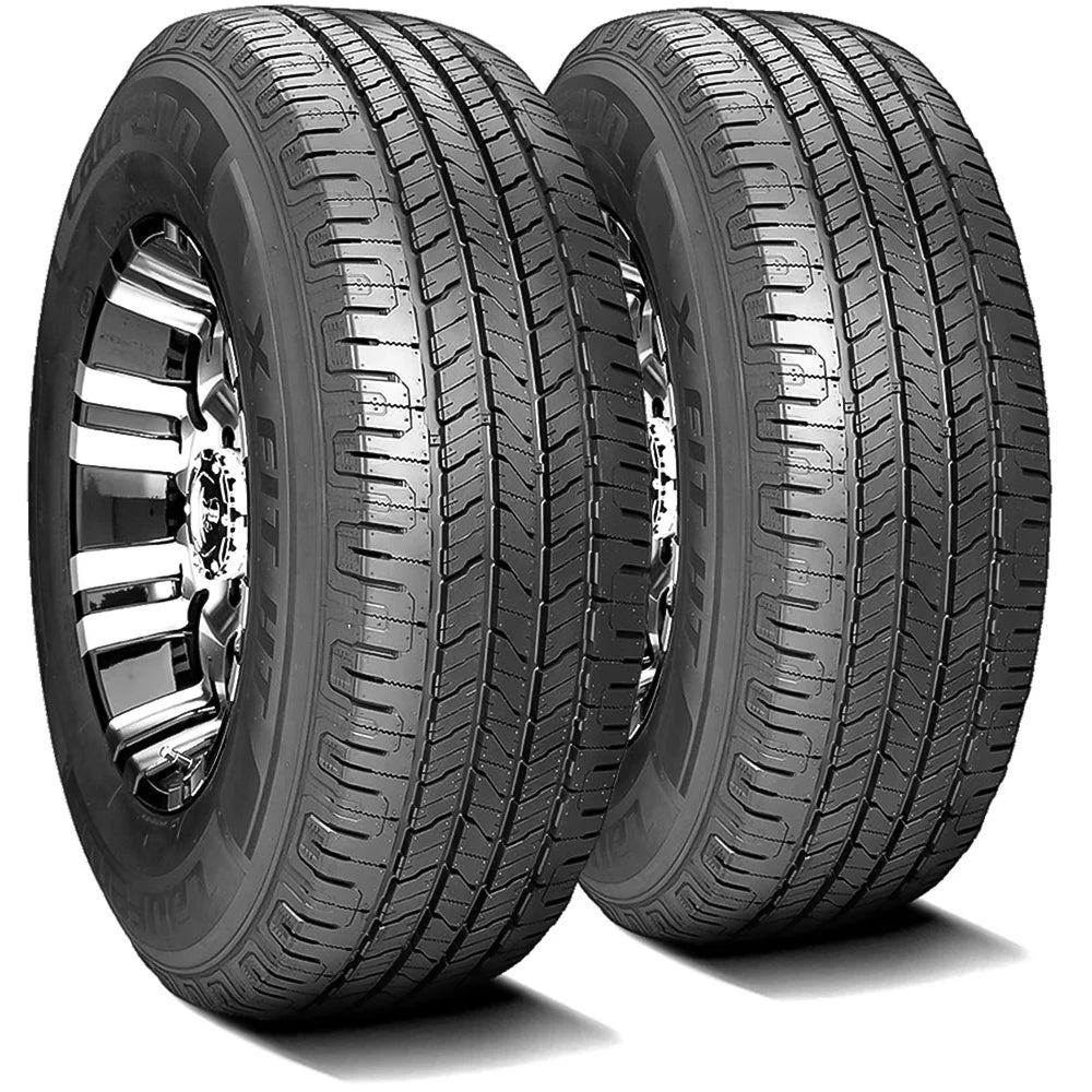 Set of 4 (FOUR) Laufenn (by Hankook) X Fit HT 225/70R15 100T A/S All Season Tires Fits: 2005 Ford Escape XLT, 2000 Jeep Wrangler Sahara