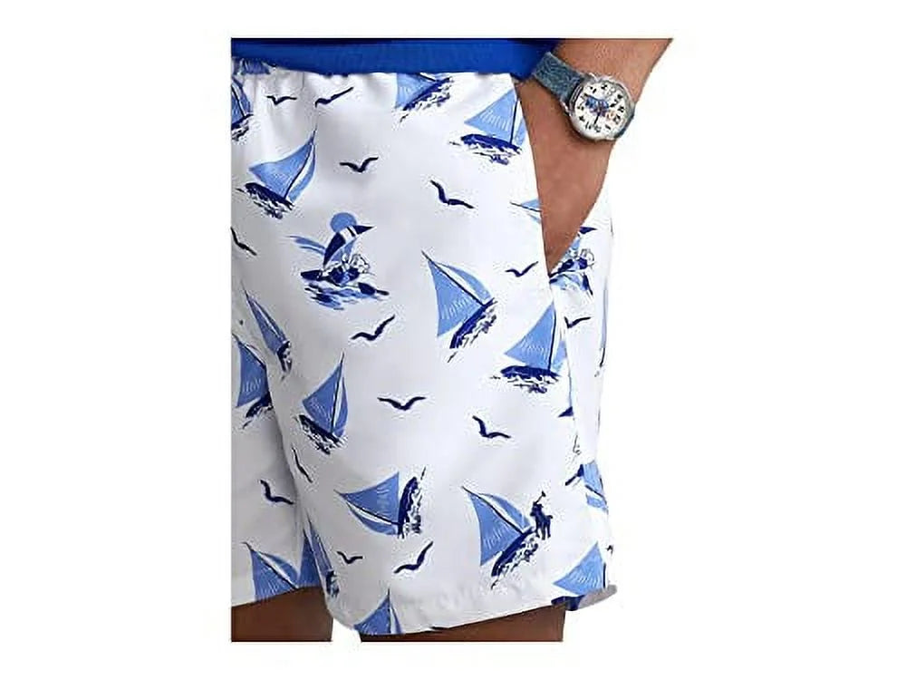 Polo Ralph Lauren People Sailboat Printed Beachwear Swim Trunks