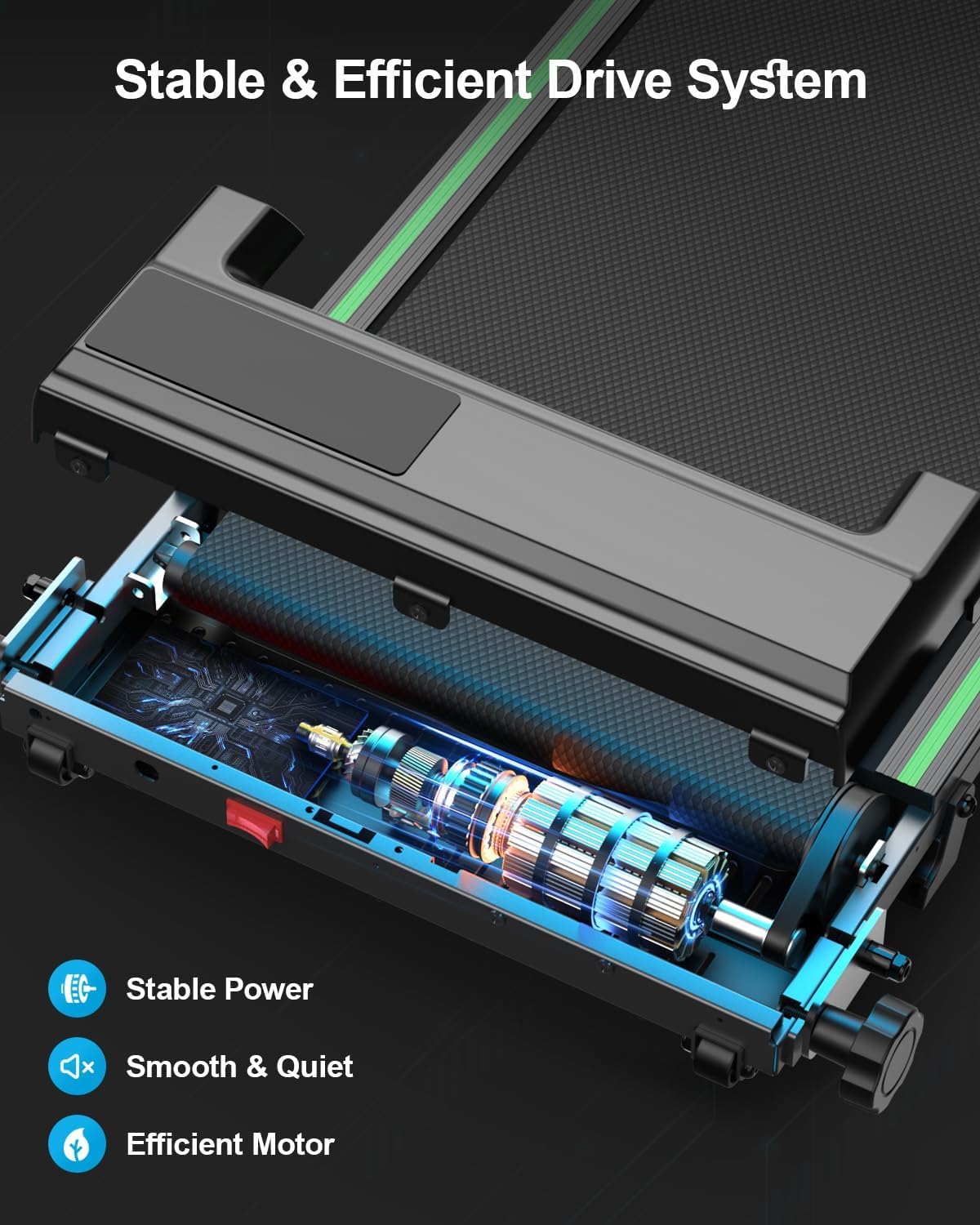 Treadmills for Home, Walking Pad with Incline, Caminadoras para Hacer Ejercicio, 0.6-6.2 MPH Portable Foldable Under Desk Caminadora, ElÃ©ctrica Casa Tredmill, Folding Compact Running Machine