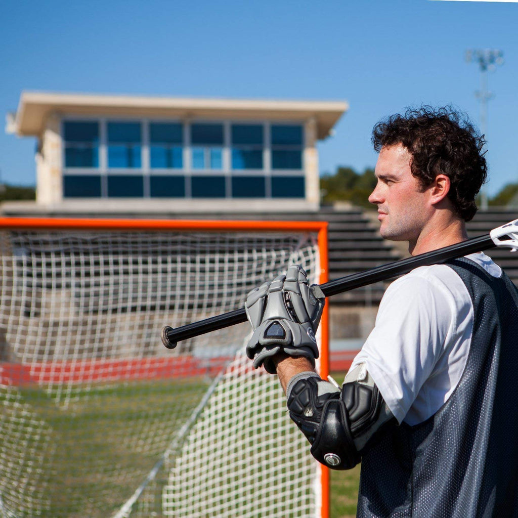 Champion Sports Pro & Collegiate Lacrosse Goal 6x6 ft Steel Frame for Menâs & Womenâs Lacrosse, Training & Game Play