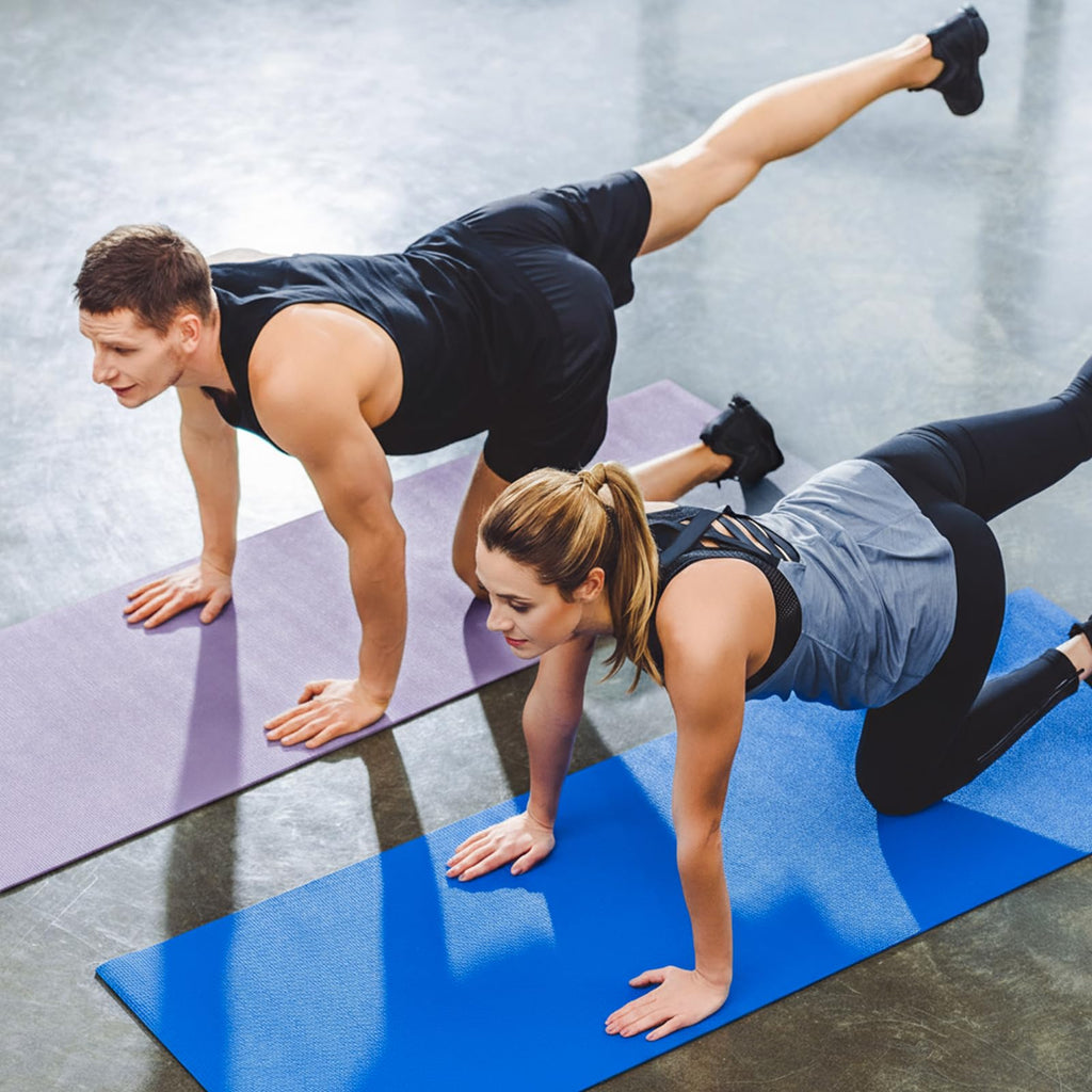 Funtery 3 mm Thin Yoga Mats Bulk, 68 x 24 in