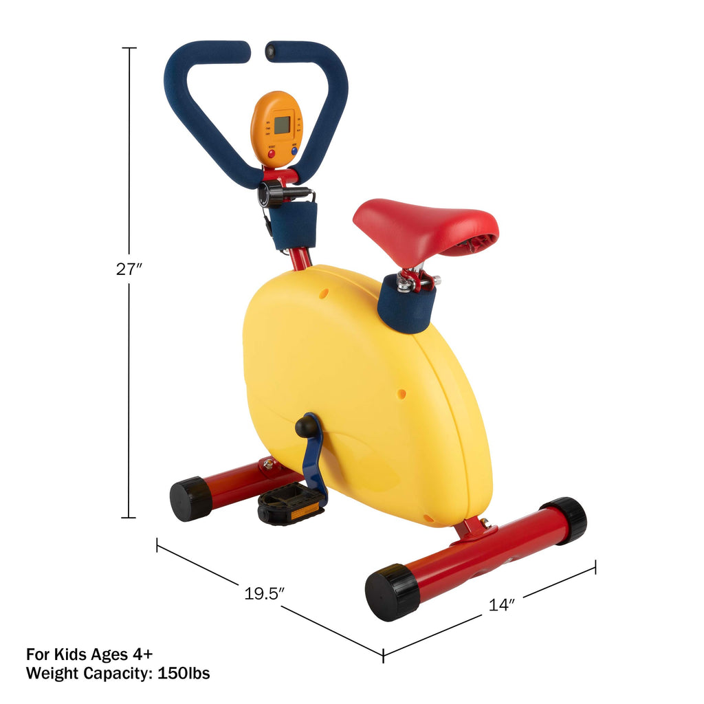 Hey! Play! Kids Exercise Equipment Collection: Strength Training, Cardio, Endurance, and Active Play Essentials - Kids Weight Bench Set