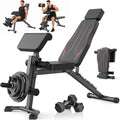 ANCHEER Adjustable Weight Bench for Home Gym