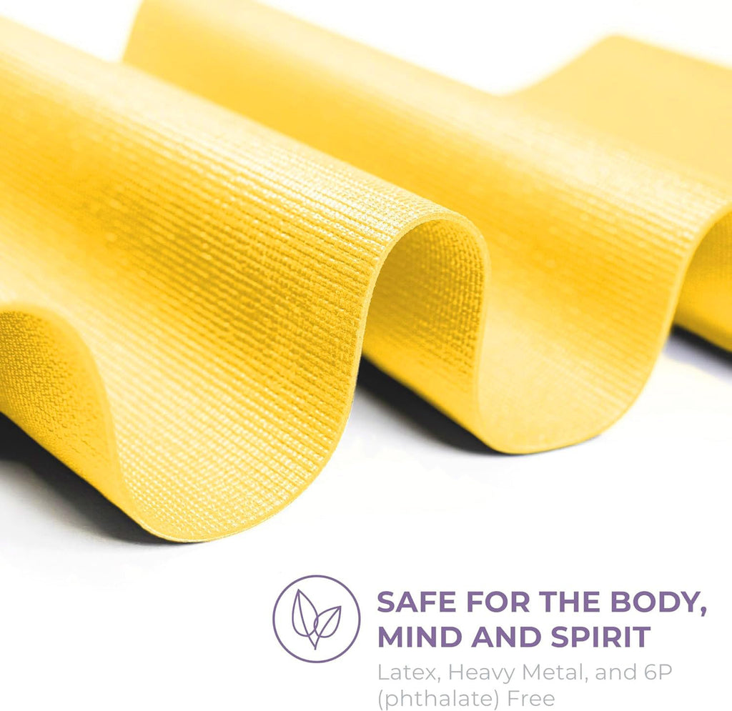 Voyage 5mm Studio Yoga Mats, 10 Pack, 72x24in