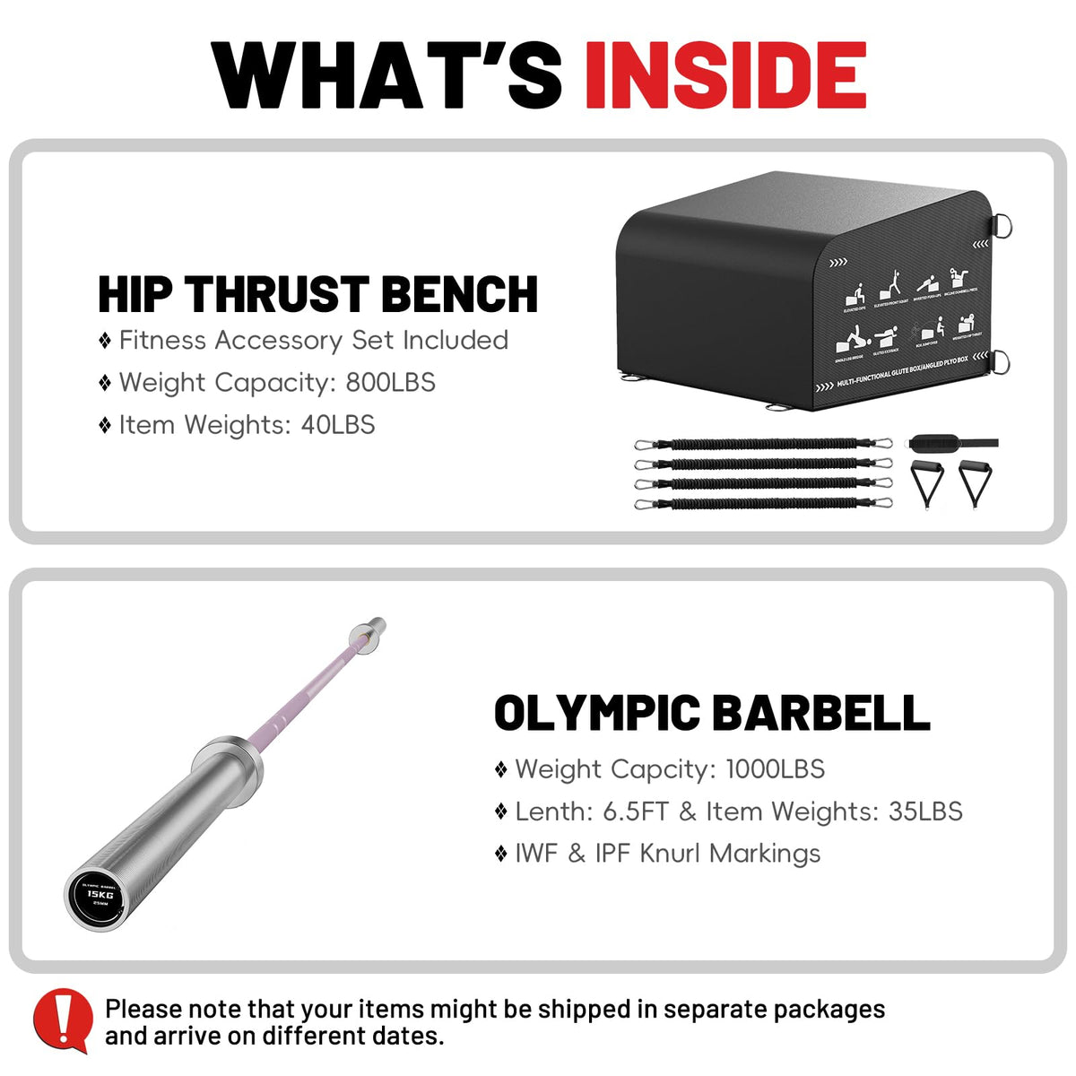 Hip Thrust Box Multifunctional Angled Glute Box for Hip Strength Ab Workout