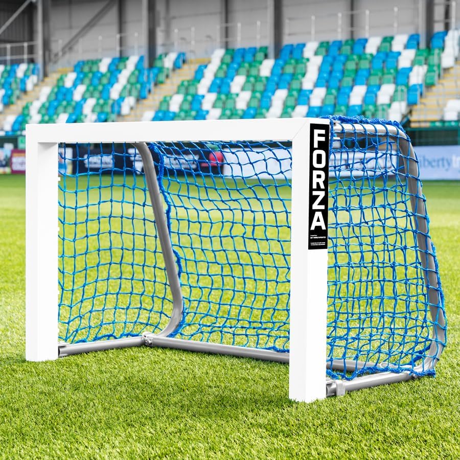 FORZA Mini Target Hockey Goal â Heavy-Duty Aluminum Training Goal â 3ft & 12ft Options â Folding Side Frames & UV-Treated Net â Ideal for Drills & Shooting Practice