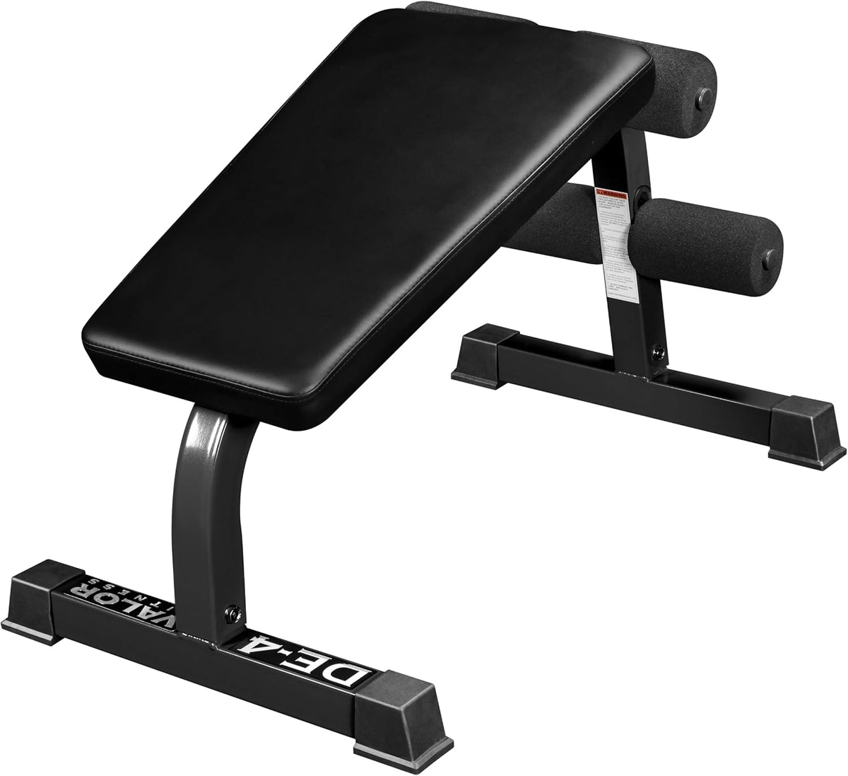Valor Fitness Decline Sit-Up Bench for Ab Workouts â Heavy Duty Abdominal Slant Board for Crunches, Core Training, Russian Twists, Ab Raises â 650 lb Max Weight â Adjustable Fit â Home Gym Bench