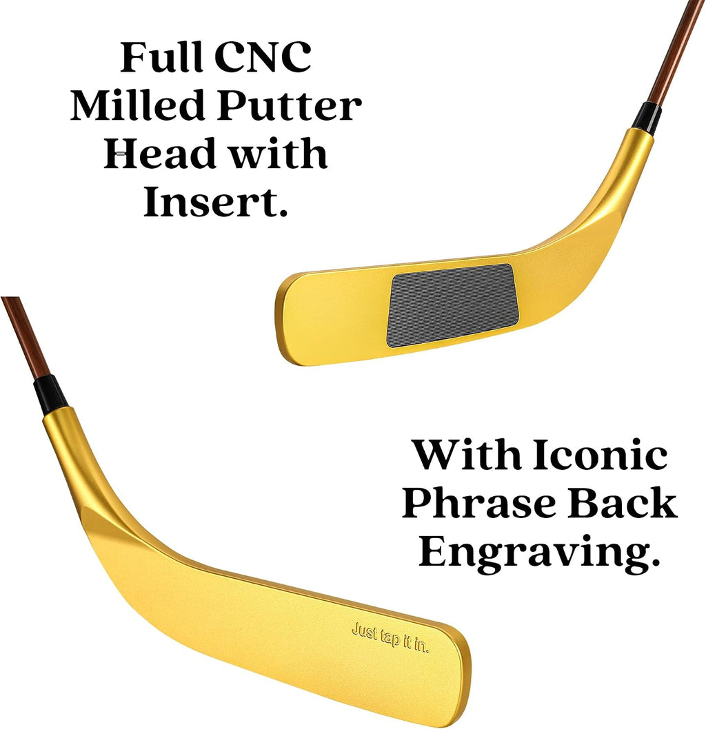 ZEETY Golf Putter, Hockey Style CNC Milled Putter, Precision Milled Face