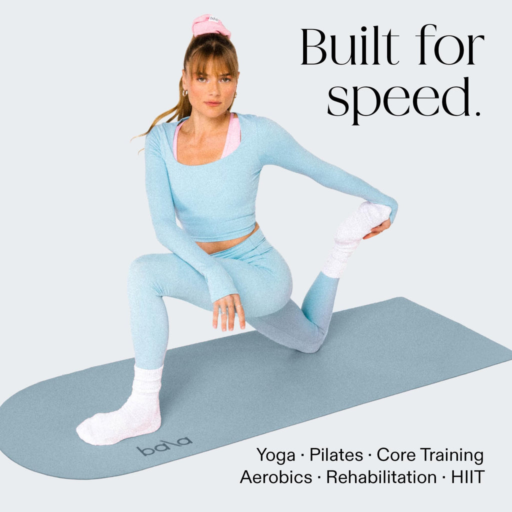 Bala Yoga Mat for Home Gym, Non-Slip Exercise Mat for Home Yoga