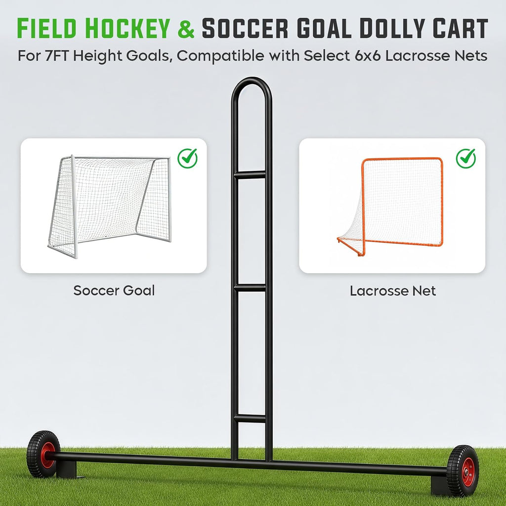 Field Hockey Goal Dolly Cart, Heavy Duty Goal Mover