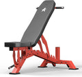 Weight Bench, Adjustable Workout Bench for Home Gym Full Body Workout, 1300LBS Weight Capacity Bench Press, Flat/Incline Bench with 33" Extra-Long Backrest & Wheels