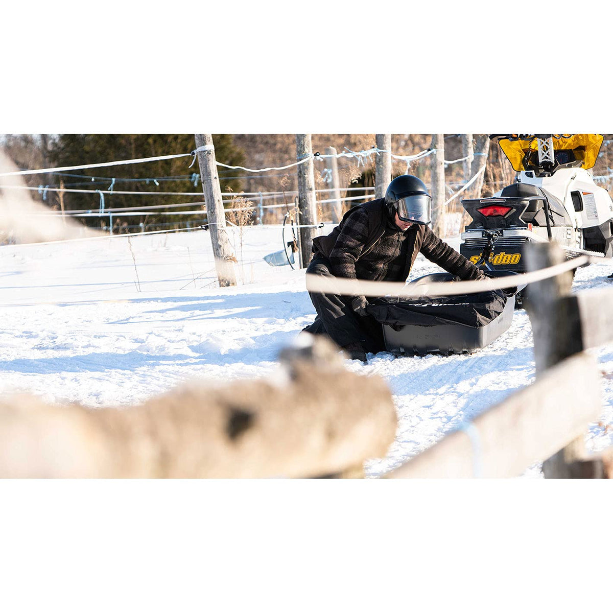 Pelican - Multi-Purpose Utility Sled - Pull Rope - 4 Season Sled - Any Outdoors Activities - Durable