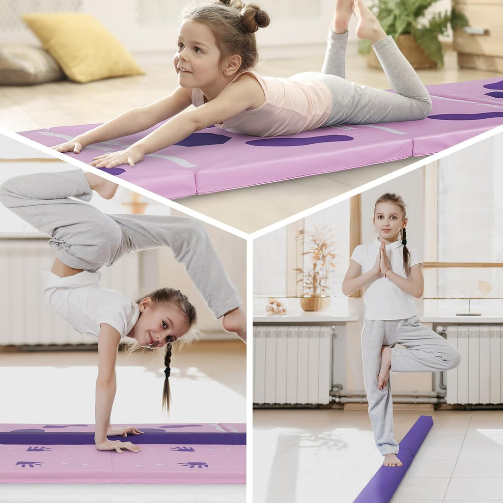 Kangaroo Hoppers Gymnastics Tumbling Mats Foldable Gym Tumble Mat for Kids