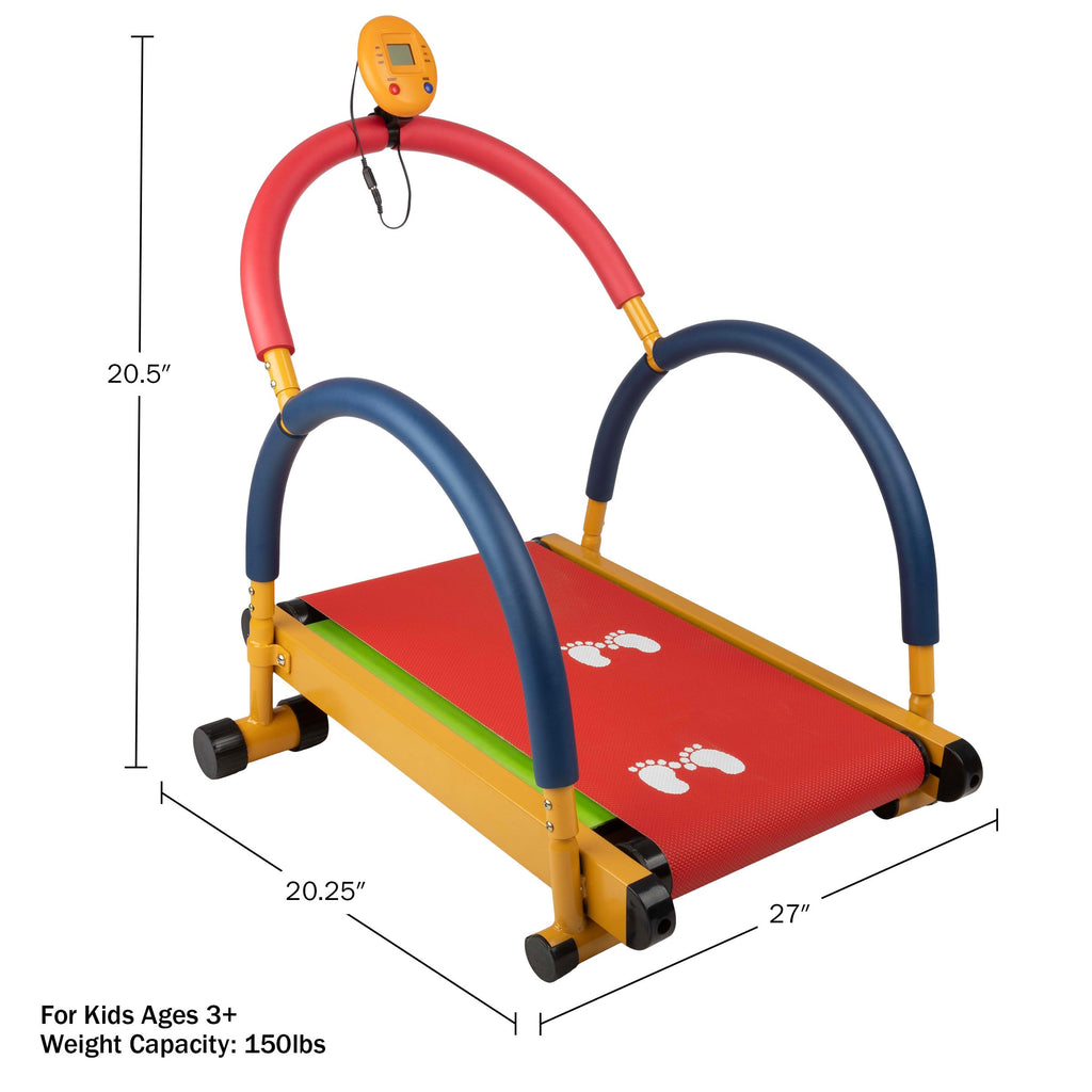 Hey! Play! Kids Exercise Equipment Collection: Strength Training, Cardio, Endurance, and Active Play Essentials - Kids Weight Bench Set