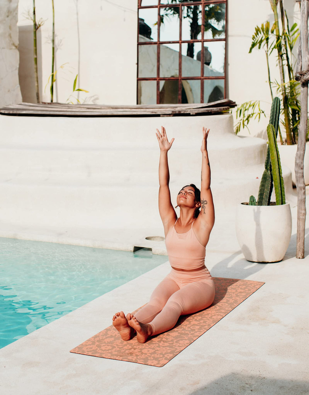YOGA DESIGN LAB | The Cork Yoga Mat | Eco Luxury | Ideal for Hot Yoga, Power, Bikram, Ashtanga, Sweaty Workouts | Studio Quality | Includes Carrying Strap!