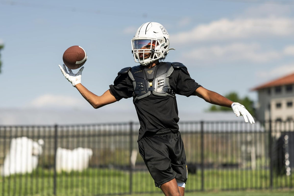 M-150 Junior Varsity Football Shoulder Pads, Patents Pending, Lightweight, Optimized Mobility, Enhanced Impact Protection, Industry-Best Ventilation and Cooling