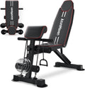Adjustable Weight Bench, Foldable Incline Decline Flat Workout Bench for Home Gym Full Body Dumbbell Exercise, 660LBS Capacity