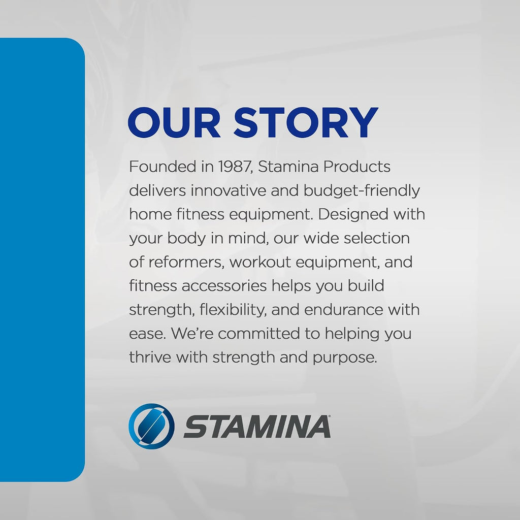 Stamina X Adjustable Ab, Back, and Core Strength Exercise, Sit-Up Fitness Hyperextension Weight Bench for At-Home Workouts
