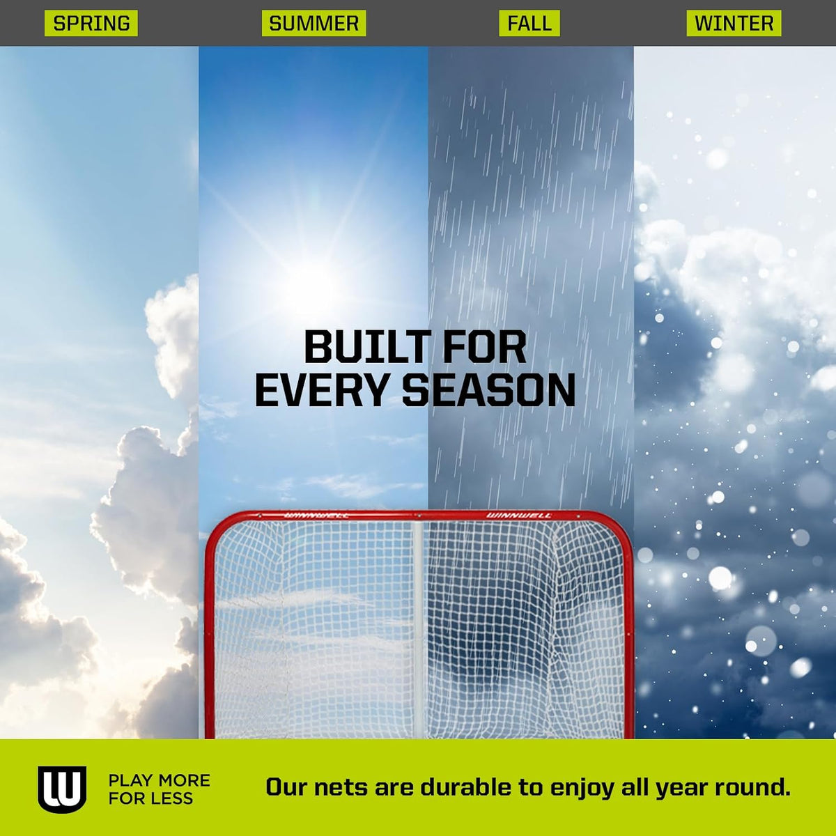 Winnwell Steel Intermediate Hockey Net