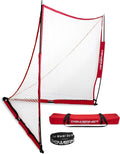 PowerNet Portable Lacrosse Goal | Quick and Easy 2 Minute Setup No Tools Required | Perfect for Practice or Scrimmages | Bow Style Frame | Bag Included