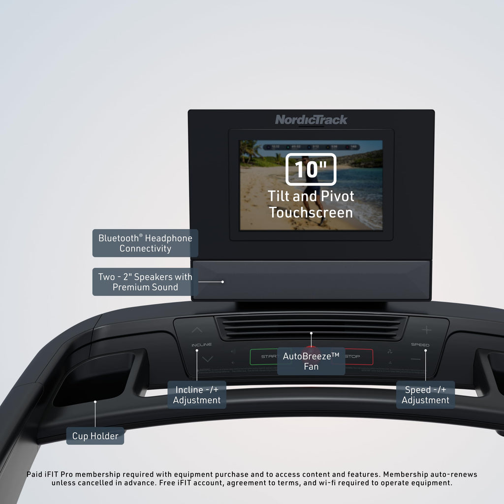 NordicTrack T Series Treadmills: T5, T6.5s, T7, T10, T16